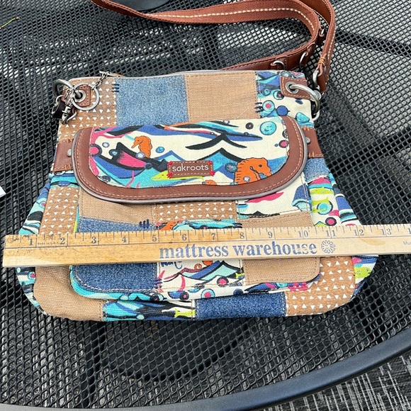 Sakroots Artist circle crossbody/messenger bag no signs of wear - Picture 5 of 13